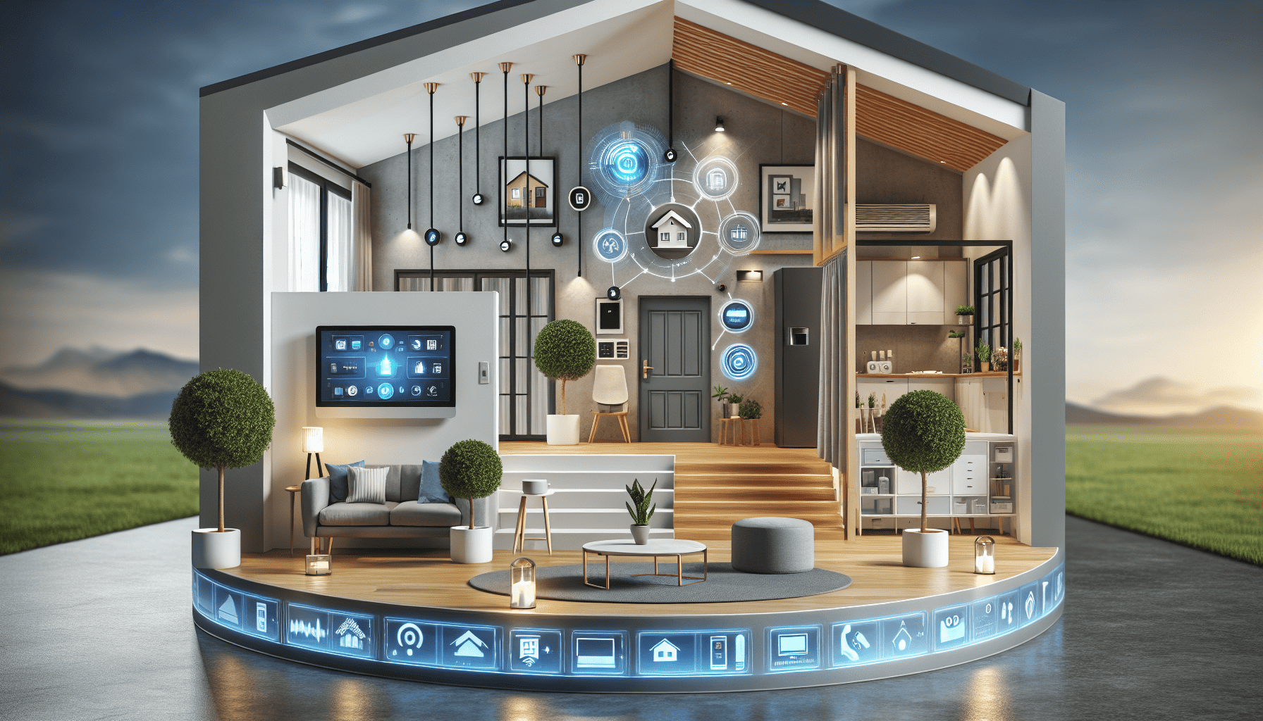 Smart home technology display